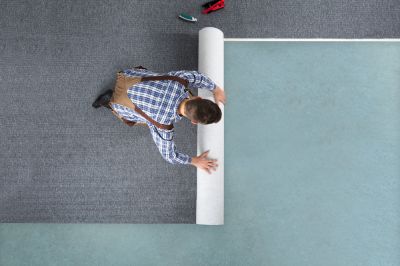 Basement Carpet Padding Installation